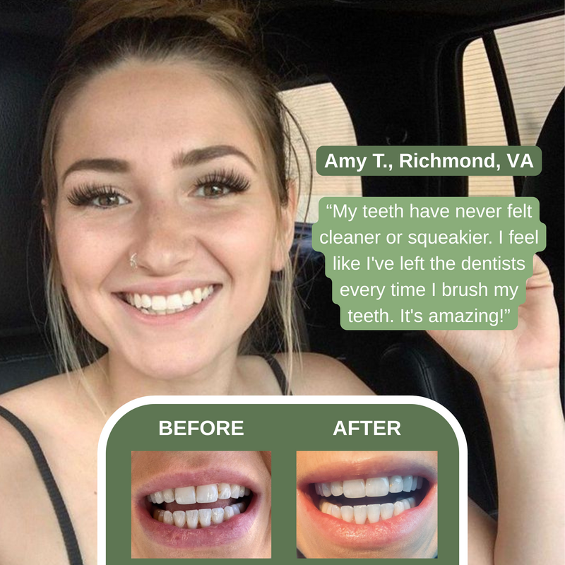 3. No more bleeding gums, no more sensitivity, no more shame at the dentist